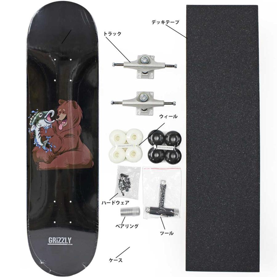 GRIZZLY & ZERO スケートボード コンプリート GRIZZLY グリズリー │7.375│7.5インチ│スケボー コンプリート