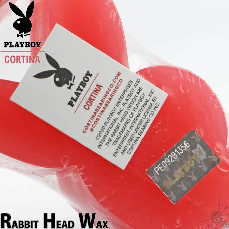 スケボー ワックス コルティナ ラビットヘッド  CORTINA x PLAYBOY Wax スケートボード プレイボーイ ベアリングブランド ウサギ 正規ライセンス |  | 04
