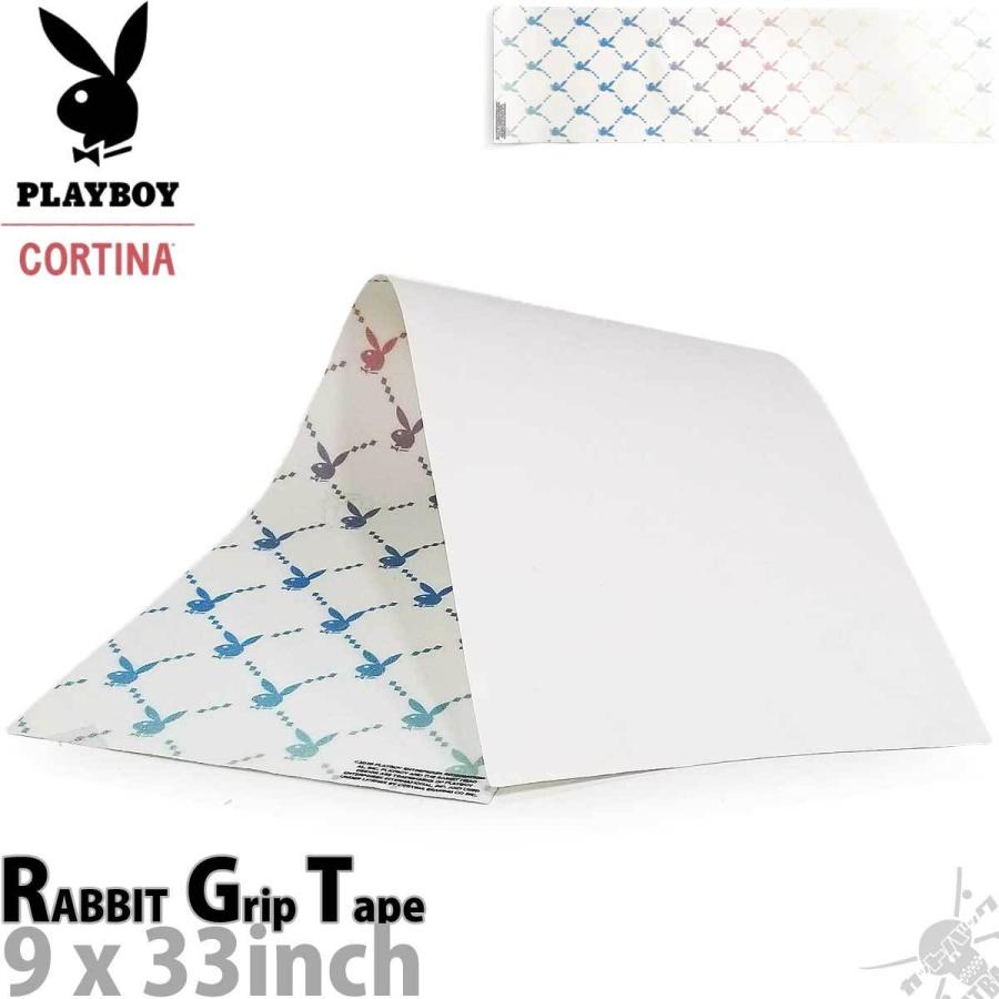 スケボー デッキテープ コルティナ プレイボーイ クリア CORTINA PLAYBOY Rabbit Head スケートボード ラビットヘッド グリップ テープ 透明 パーツ | 