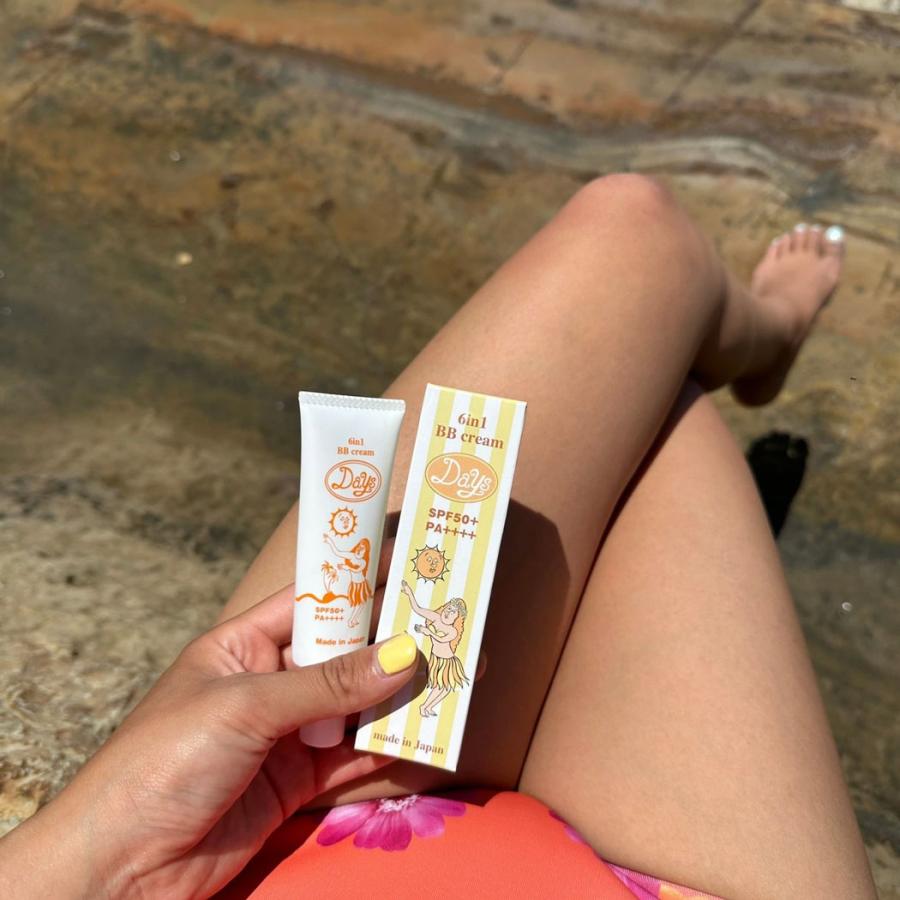 日焼け止め Days 6in1 BB Cream SPF50+ PA++++ 肌に優しい マリン