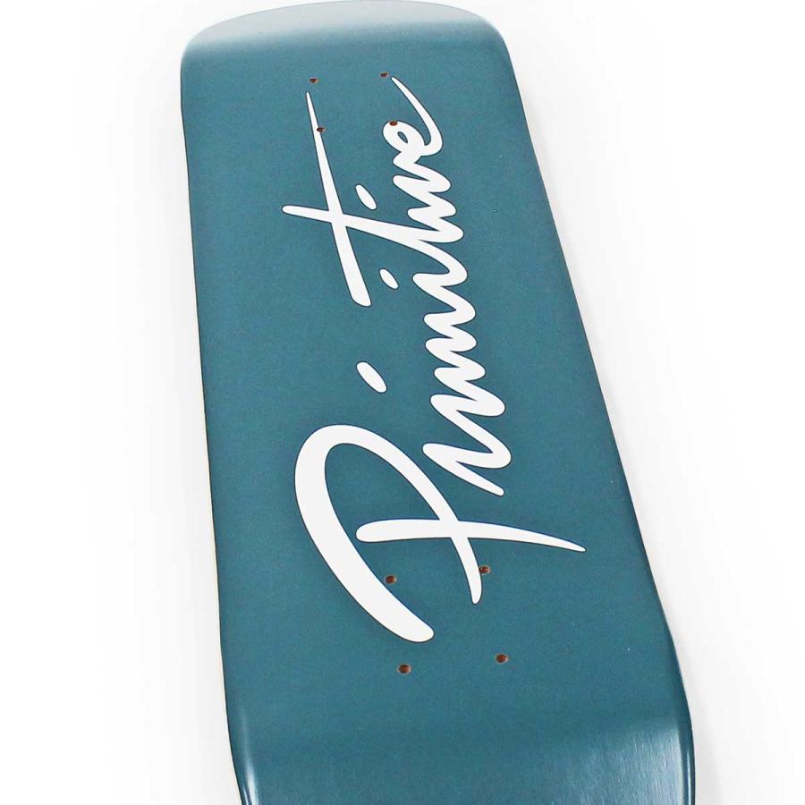 プリミティブ 7.75 8.0 インチ スケボー デッキ Primitive Skateboard Nuevo Script Teal Deck 7PLY スケートボード 人気ブランド 板 | PRIMITIVE | 08