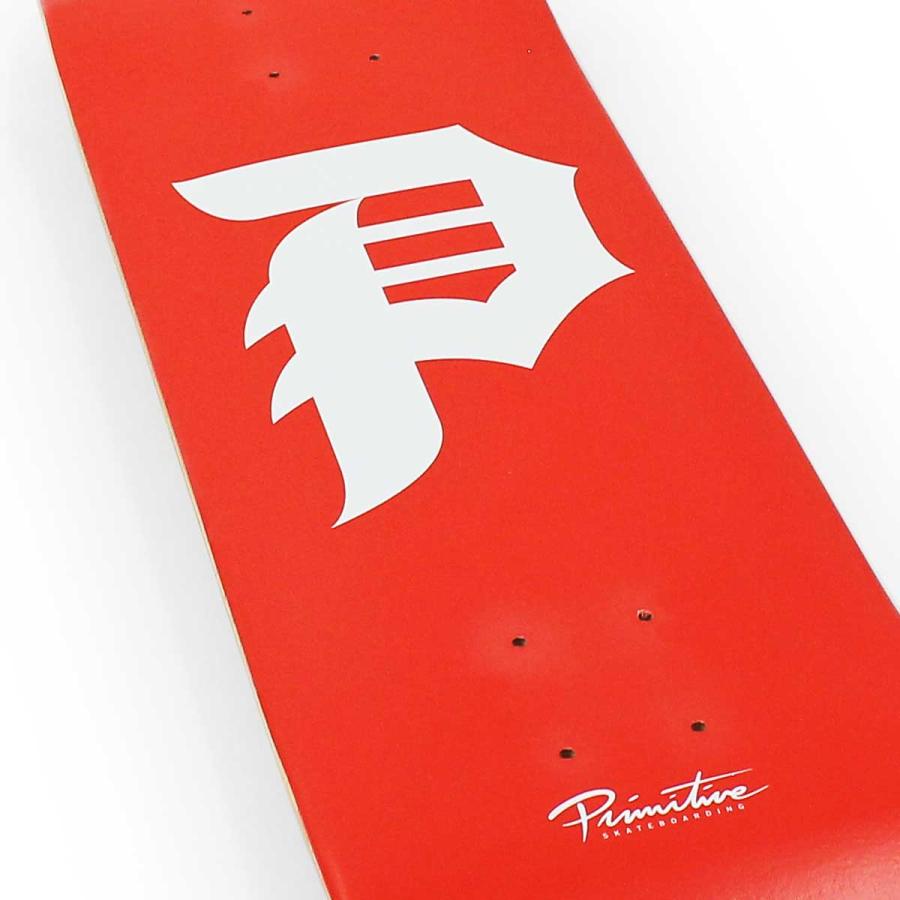 プリミティブ 8.125インチ スケボー デッキ Primitive Skateboard Dirty P Core Red Deck 7PLY スケートボード 人気ブランド 板 | PRIMITIVE | 06