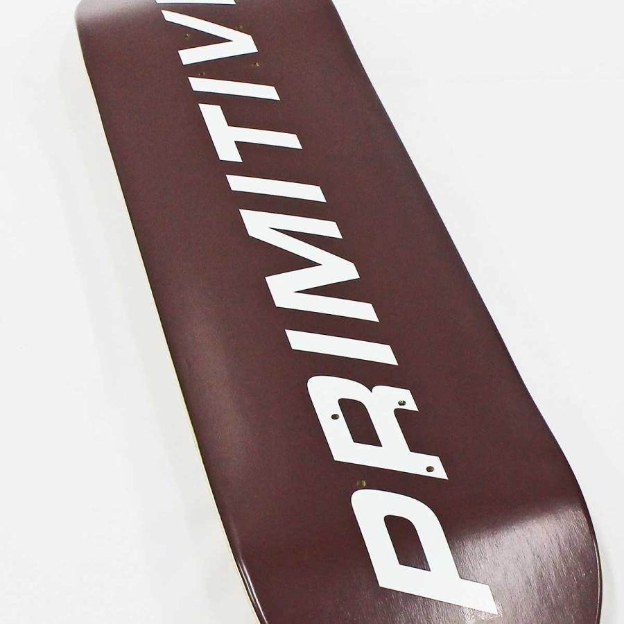 プリミティブ 8.125インチ スケボー デッキ Primitive Skateboard Euro Slant Core Burgundy Deck 7PLY スケートボード 人気ブランド 板 | PRIMITIVE | 06