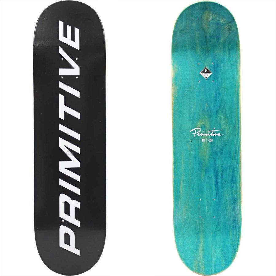 プリミティブ 8.25インチ スケボー デッキ Primitive Skateboard Euro Slant Core Black Deck 7PLY スケートボード 人気ブランド 板 | PRIMITIVE | 01