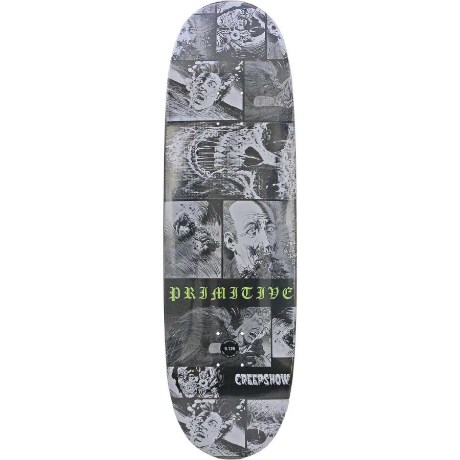 プリミティブ 9.125インチ スケボー デッキ Primitive Skateboards Team Creepshow Montage