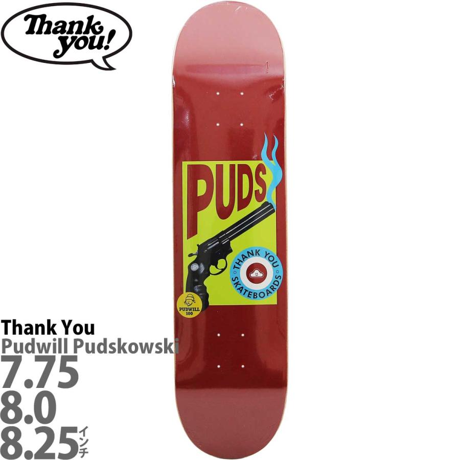 サンキュー 8.25インチ スケボー デッキ Thank You Skateboards サンキュー 8.25インチ スケボー デッキ Thank You Skateboards