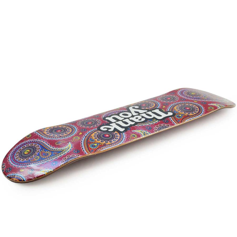 サンキュー 7.75インチ スケボー デッキ Thank You Skateboards Paisley Logo Deck スケートボード ペイズリー バンダナ 人気 ブランド スケボーデッキ | ブランド登録なし | 03
