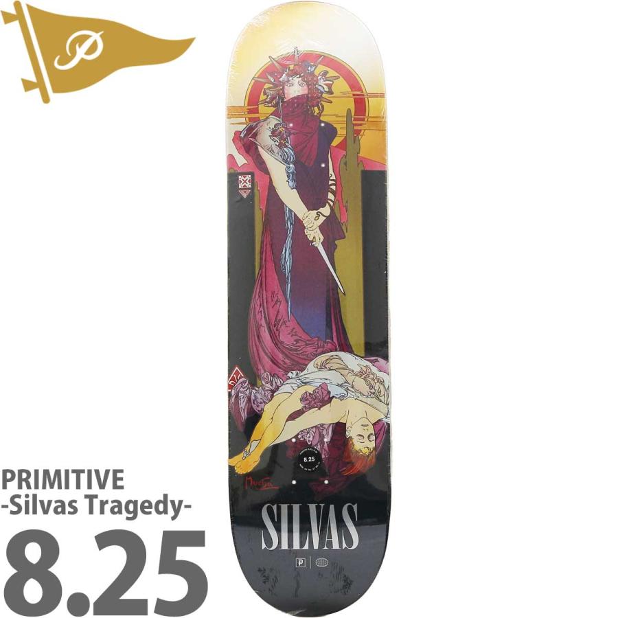 PRIMITIVE（プリミティブ） 8.25インチ スケボー デッキ Primitive