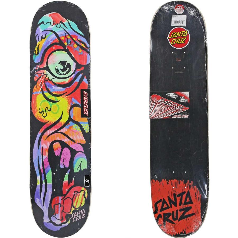 サンタクルーズ 8.0インチ スケボー デッキ Santa Cruz Skateboards Roskopp Pseudo Everslick  Deck スケートボード ブランド スケボーデッキ おしゃれ