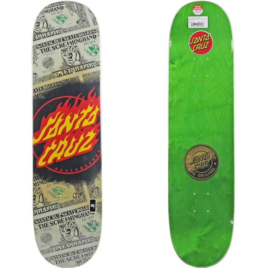 サンタクルーズ 8.0インチ スケボー デッキ Santa Cruz Skateboards  