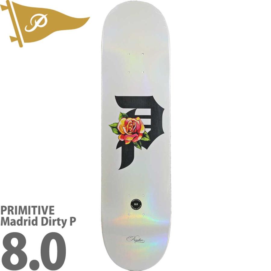 PRIMITIVE プリミティブ 8.0インチ スケボー デッキ Primitive Skateboards Madrid Dirty P Deck スケートボード マドリッド パールホワイト ブランド スケボーデッキ : カットバック スケートボード専門店 - 通販 - Yahoo!ショッピング PRIMITIVE プリミティブ 8.0インチ スケボー デッキ Primitive Skateboards Madrid Dirty P Deck スケートボード マドリッド パールホワイト ブランド スケボーデッキ : カットバック スケートボード専門店 - 通販 - Yahoo!ショッピング