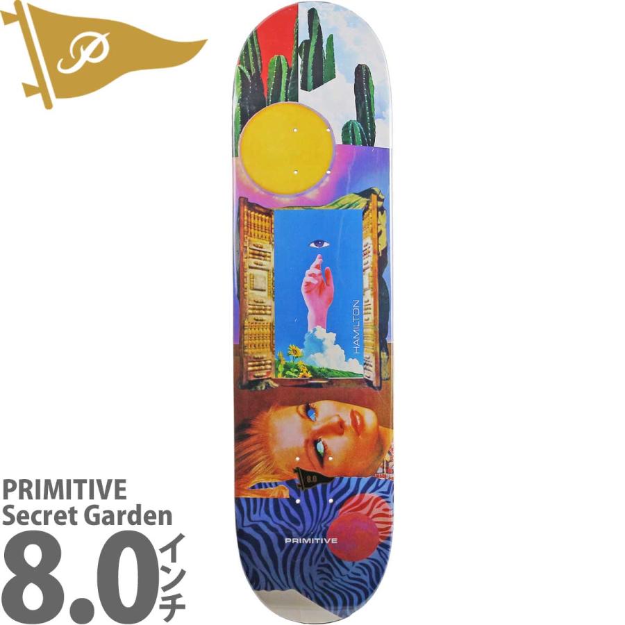 PRIMITIVE プリミティブ 8.0インチ スケボー デッキ Primitive