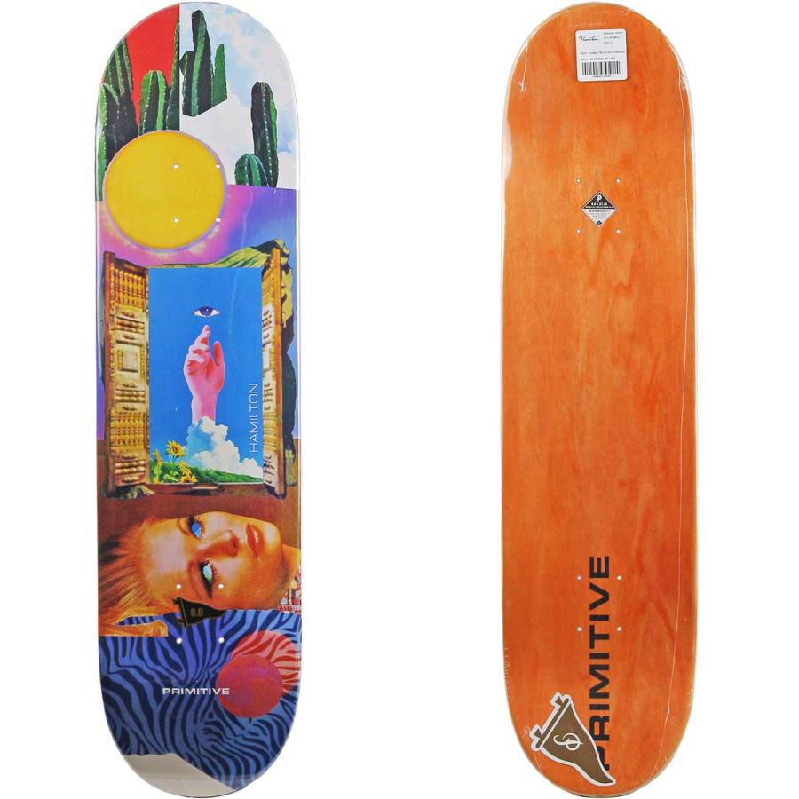 PRIMITIVE HAMILTON デッキ PRIMITIVE プリミティブ スケートボード デッキ 8.0inch