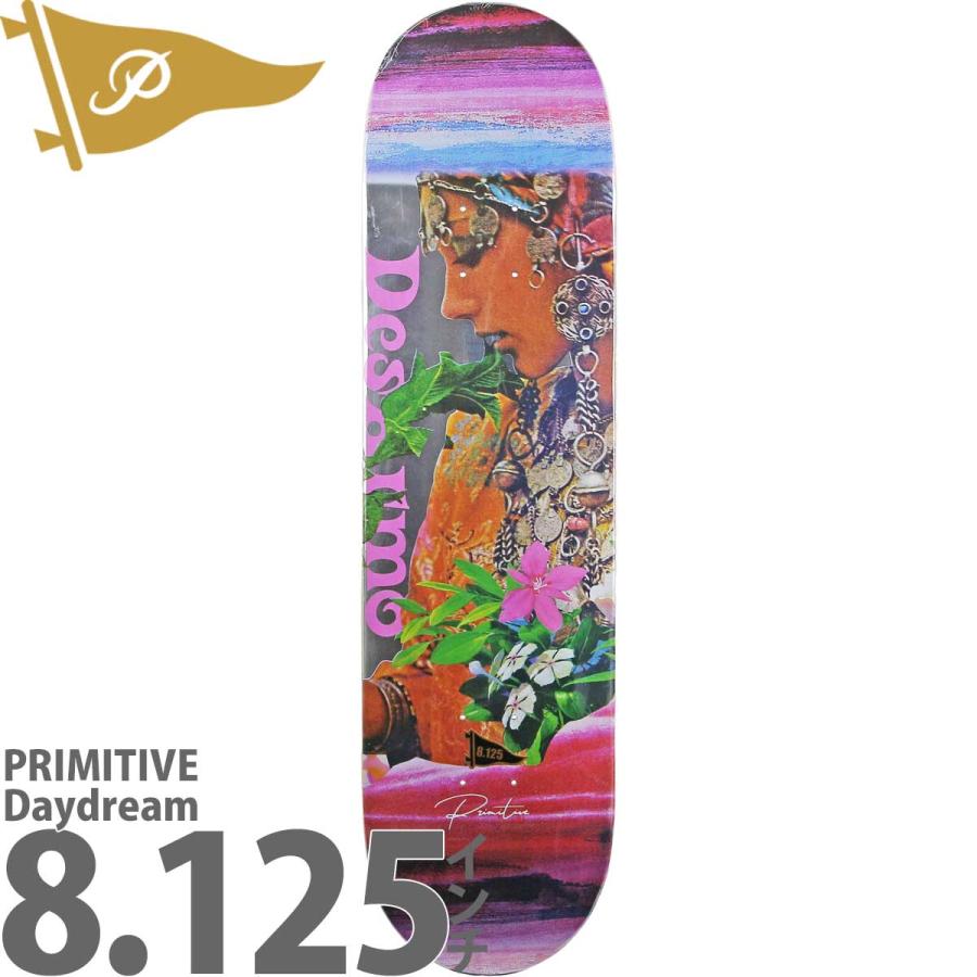 PRIMITIVE プリミティブ 8.125インチ スケボー デッキ Primitive