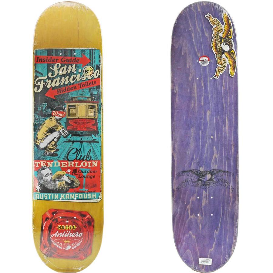Anti-Hero スケートボードデッキ 8.12インチ sk8 ANTIHERO アンタイヒーロー 8.12インチ スケボー デッキ Anti