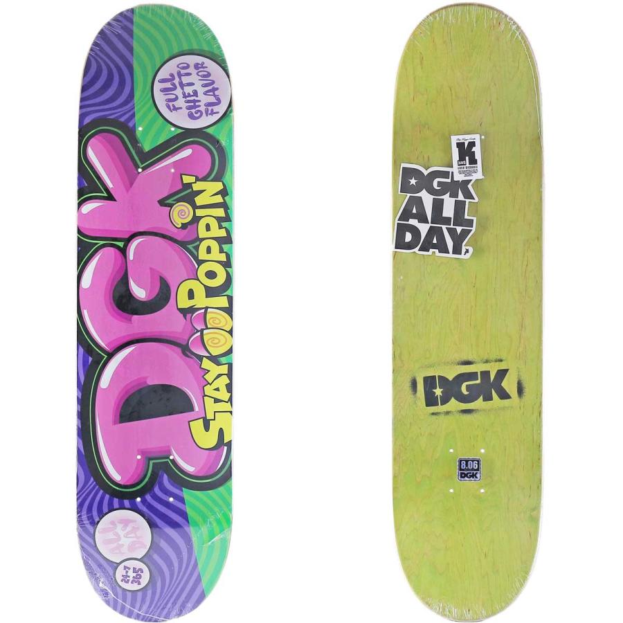 DGK 8.06 8.25インチ スケボー デッキ Stay Poppin Deck DGK 8.06 8.25インチ スケボー デッキ Stay Poppin Deck