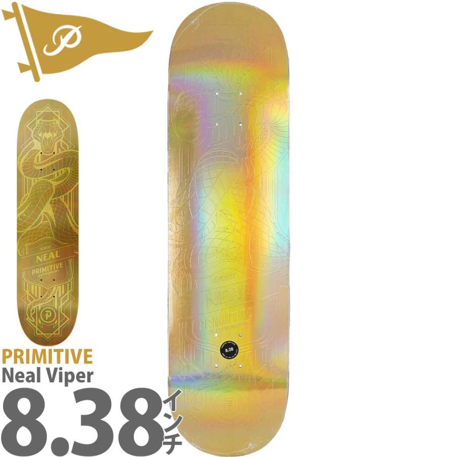 プリミティブ 8.38インチ スケボー デッキ Primitive Pro Neal Holofoil Viper Deck スケートボード ブランド スケボーデッキ | PRIMITIVE