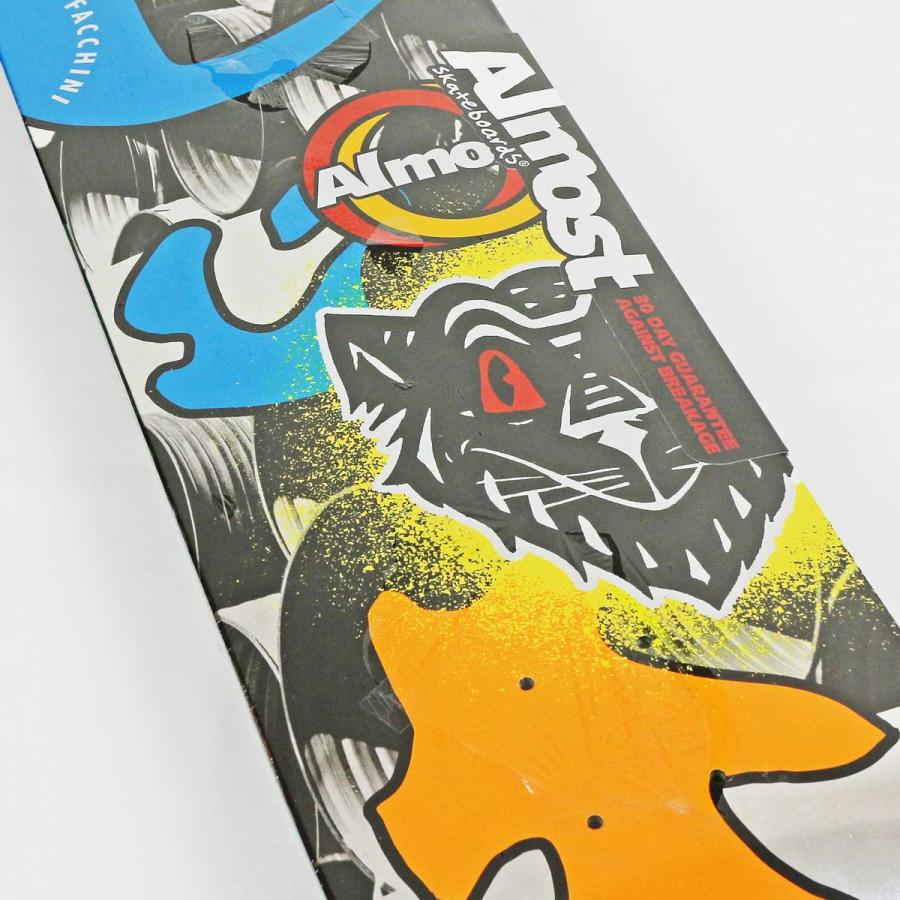 オルモスト 8.375インチ スケボー デッキ Almost Yuri Silver