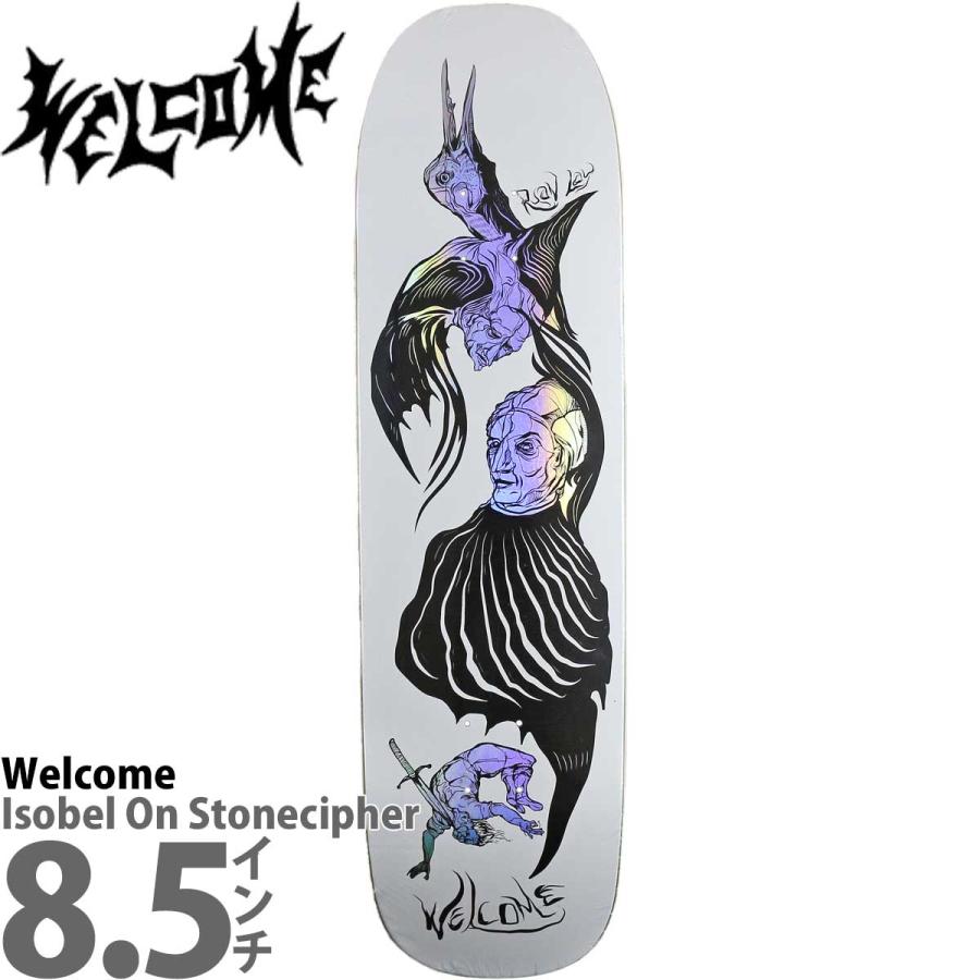 ウェルカム 8.5インチ スケボー デッキ Welcome Skateboards Pro