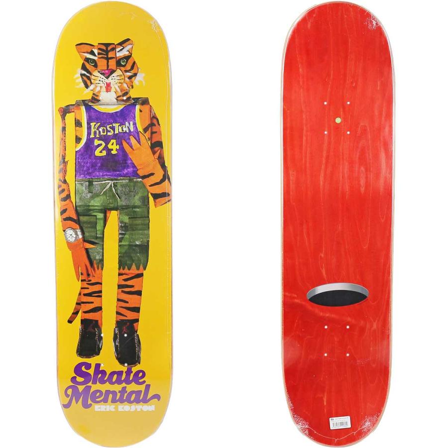 スケートメンタル 8.125インチ スケボー デッキ Skate Mental Pro Koston Tiger Orange Deck 7PLY コストン タイガー スケートボード 板 | SKATE MENTAL | 01