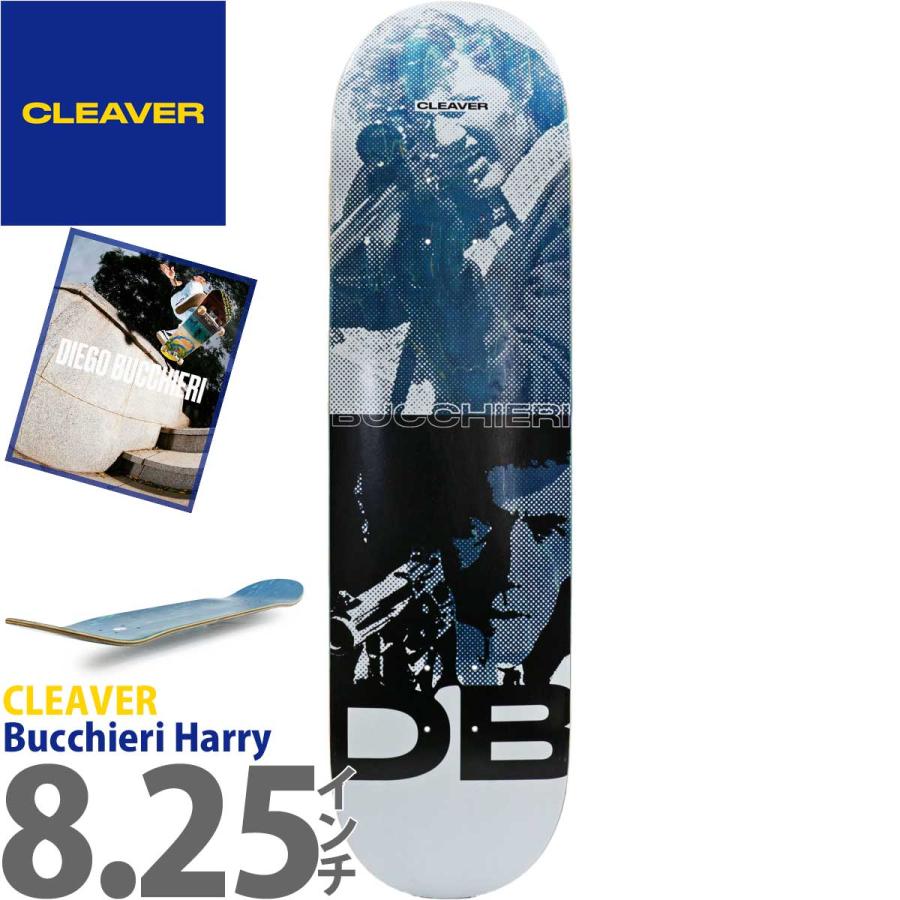 クリーバー 8.25インチ スケボー デッキ Cleaver Pro Bucchieri Harry Deck ブッキエリ ハリースケートボード 板 カットバック | ブランド登録なし
