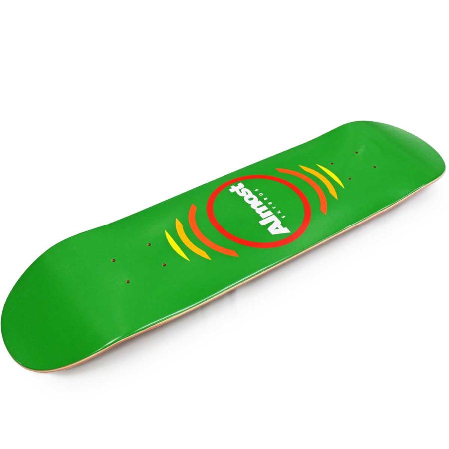 オルモスト 7.375インチ スケボー デッキ Almost Reflex Youth Hybrid Green R7 Deck スケートボード ユース キッズ ブランド スケボーデッキ 板 | ブランド登録なし | 02