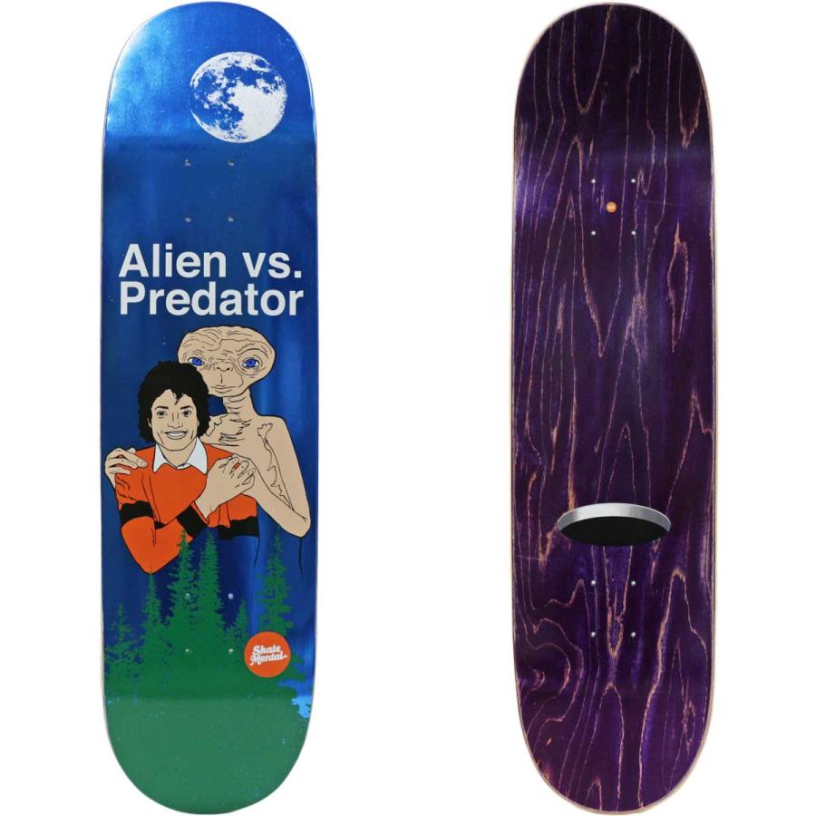 スケートメンタル 8.4インチ スケボー デッキ Skate Mental Alien VS Predator Night Deck 7PLY エイリアン マイケル ET スケートボード 板 | SKATE MENTAL | 01