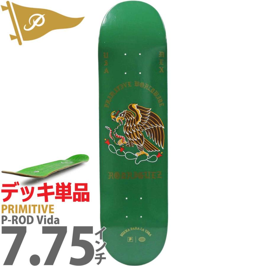 PRIMITIVE プリミティブ 7.75インチ スケボー デッキ Primitive PRIMITIVE プリミティブ 7.75インチ スケボー デッキ Primitive