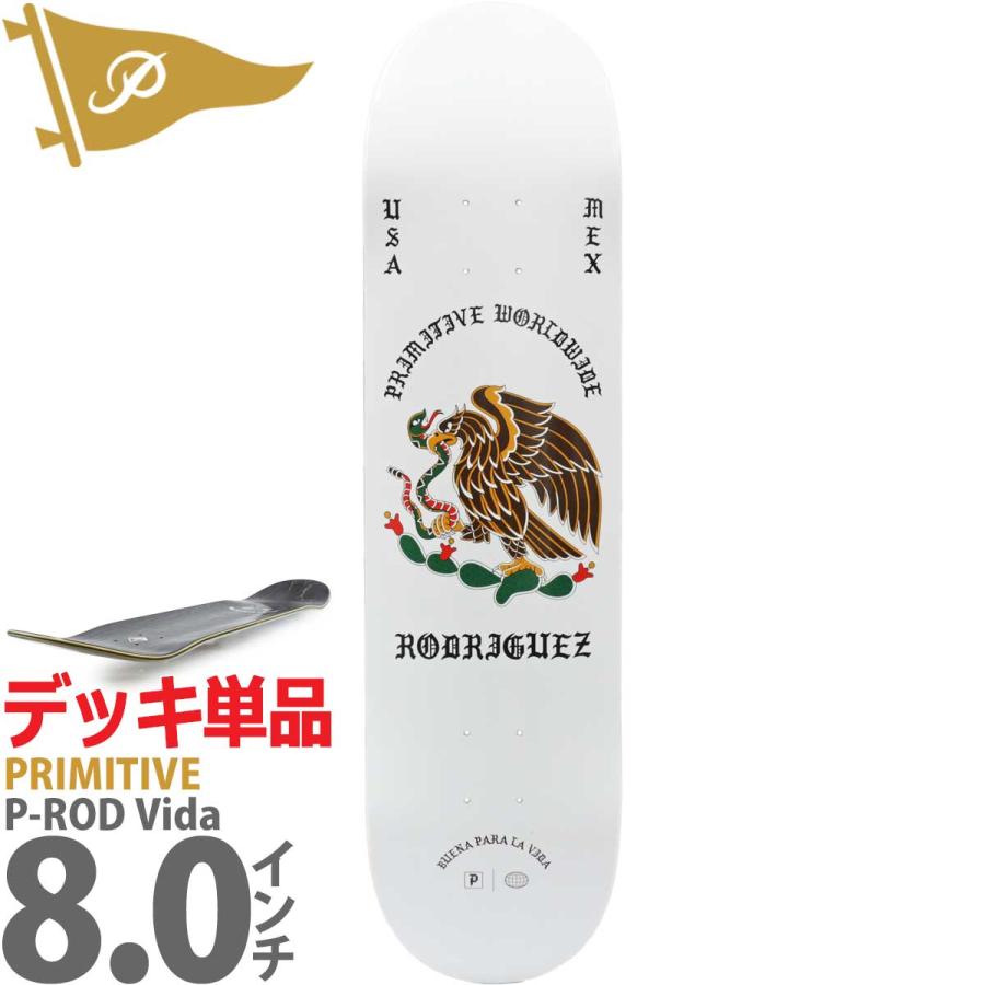 PRIMITIVE（プリミティブ） 8.0インチ スケボー デッキ Primitive