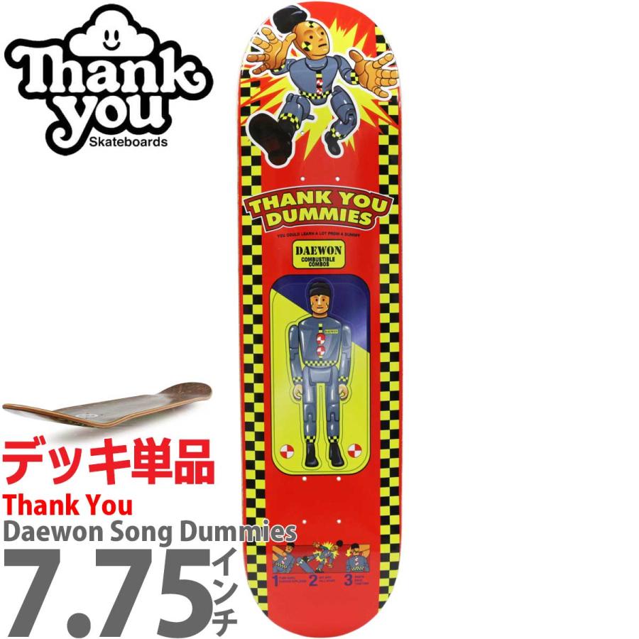 サンキュー 7.75インチ スケボー デッキ Thank You Skateboards Pro