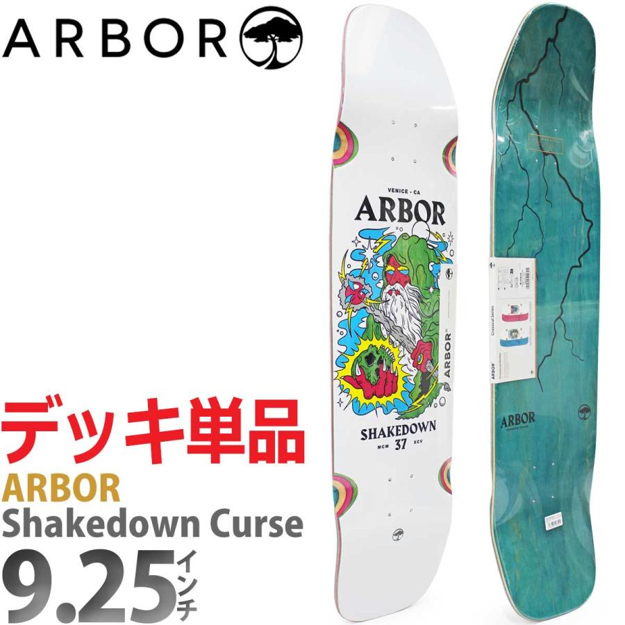 Arbor アーバー 9.375x37インチ スケボー デッキ Shakedown