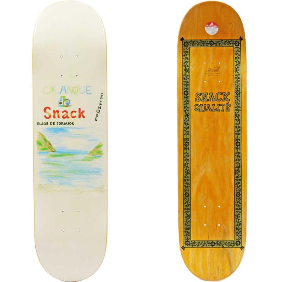 スナック 8.0インチ スケボー デッキ Snack Skateboards Calanque Deck