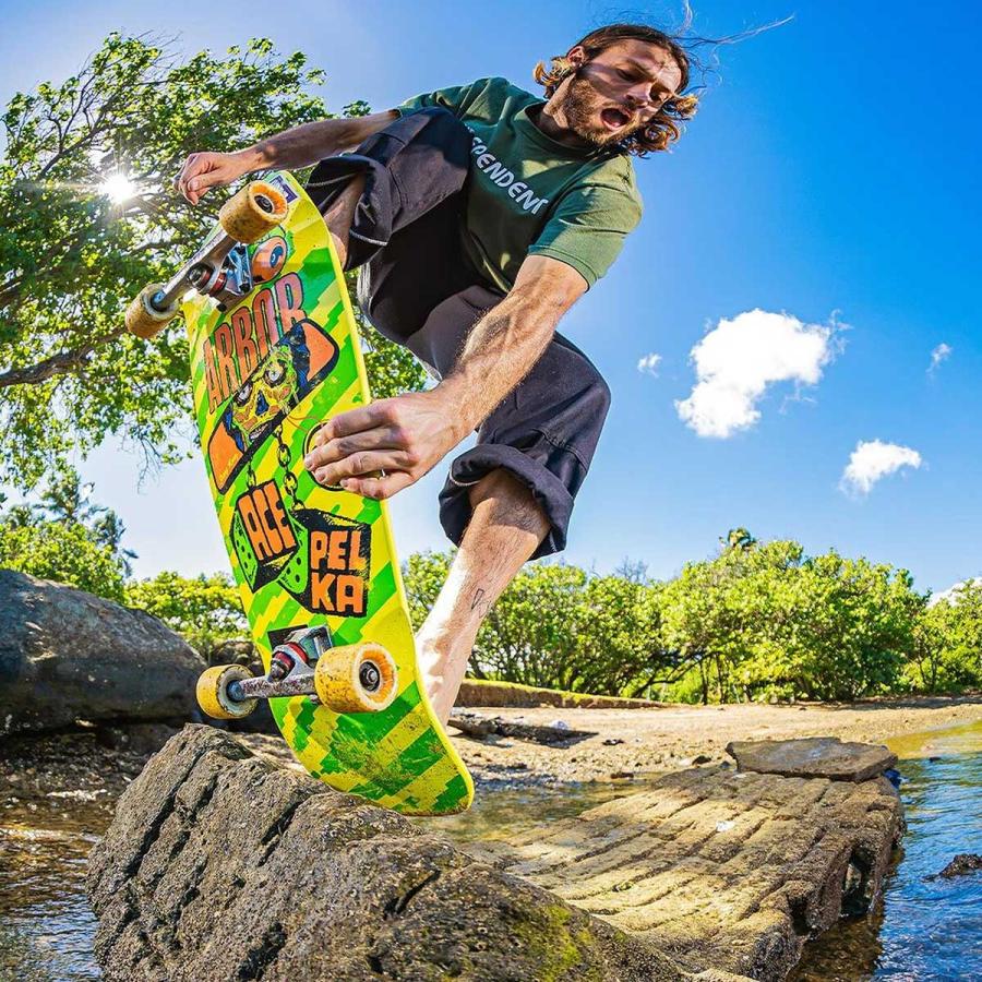 アーバー 10インチ スケボー デッキ Arbor Pro Ace Pelka Chaos Deck エースペルカ カオス スケートボード 人気ブランド オールドスクール 板 通販 | Arbor | 09