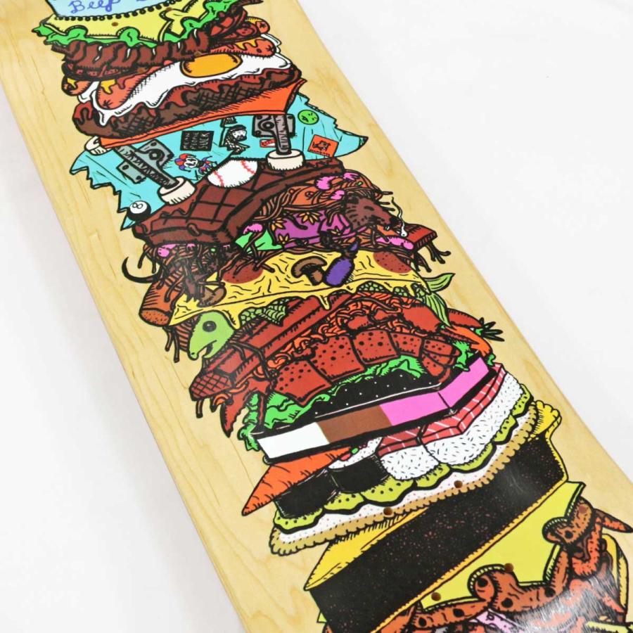 ベーコン 8.75インチ スケボー デッキ Bacon Skateboard Pro Garret Beef Skate Guest Deck スケートボード プロ ゲストモデル ビーフ USメイド ブランド 板 | ブランド登録なし | 06