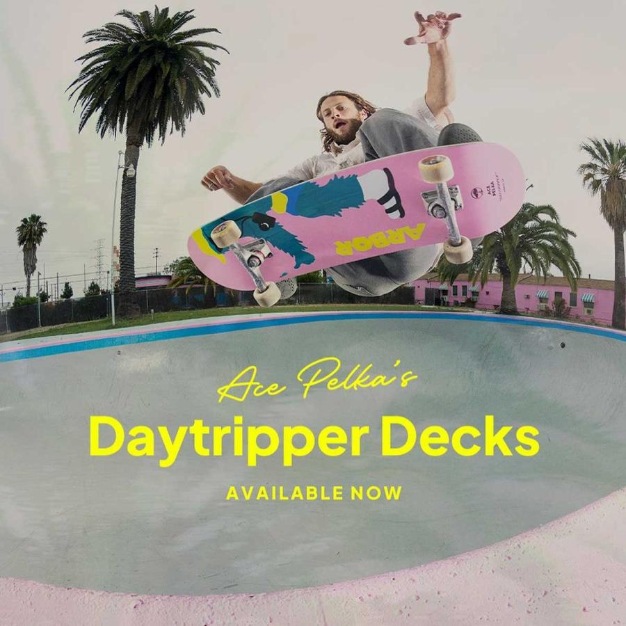アーバー 8.375インチ スケボー デッキ Arbor Skateboards Pro Ace Pelka Day Tripper Deck スケートボード 人気 ブランド スケボーデッキ 板 通販 | Arbor | 07