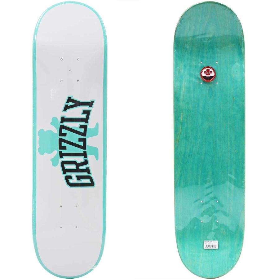 グリズリー 7.375インチ スケボー キッズデッキ Grizzly Skateboards Stamp Bear Tiffany Kids Deck スケートボード 人気 ブランド スケボーデッキ 板 | GRIZZLY | 01