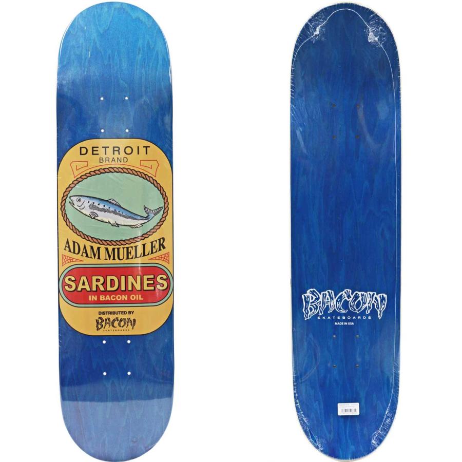 ベーコン 7.75インチ スケボー デッキ Bacon Skateboard Pro Adam Mueller Sardines Deck スケートボード プロ アダム ミュラー サーディン ブランド 板 | ブランド登録なし | 01