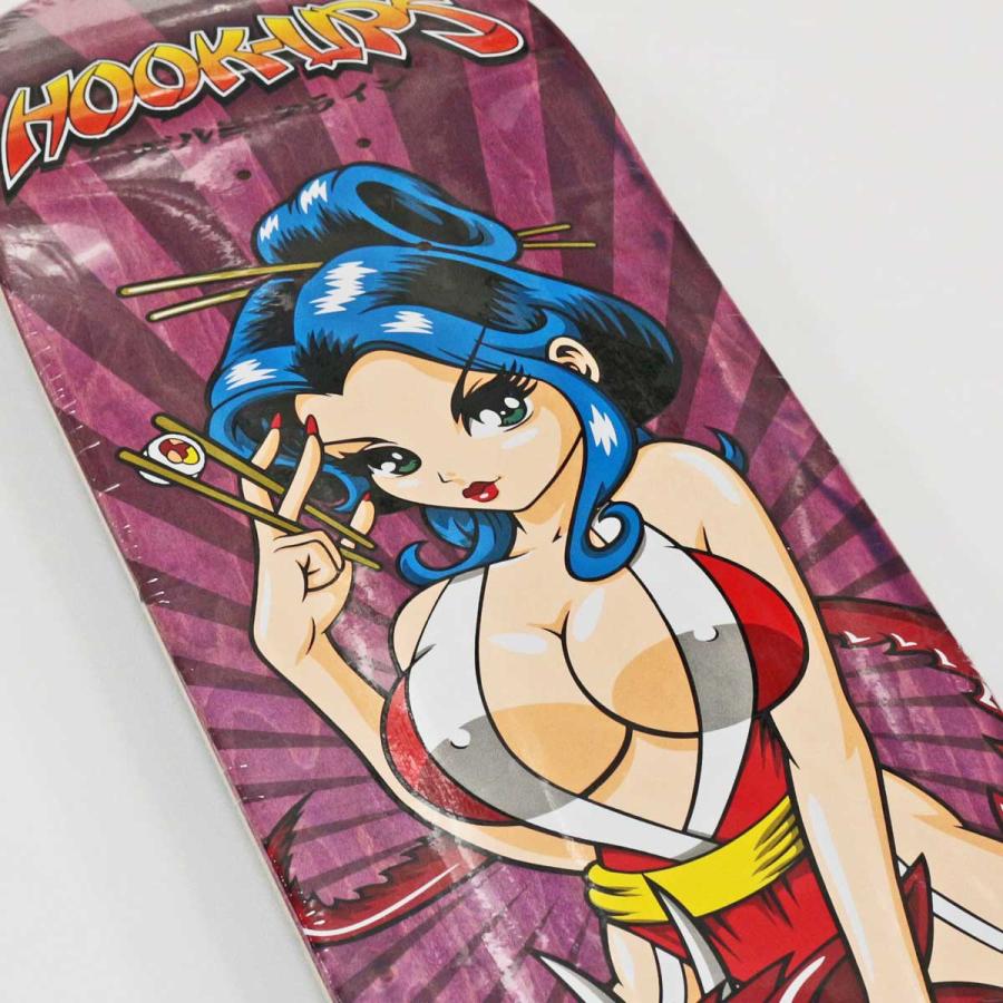 フックアップス 8.375インチ スケボー デッキ Hook Ups Skateboard Geisha 3 Dragon Deck スケートボード ゲイシャ3ドラゴン USメイド ブランド 板 | ブランド登録なし | 06