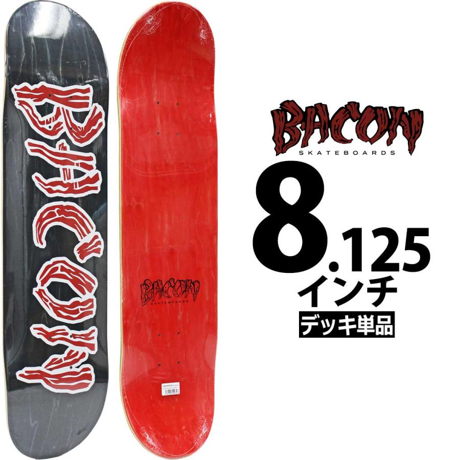 ベーコン スケボー デッキ 8.125インチ Bacon Skateboards OG Logo Price Point 7PLY Deck スケートボード USA製 | ブランド登録なし