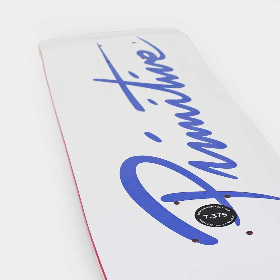 プリミティブ 7.375インチ スケボー キッズ デッキ Primitive Skateboard Nuevo Script White/Dodgers Blue Deck 7PLY スケートボード 人気ブランド 板 | PRIMITIVE | 06