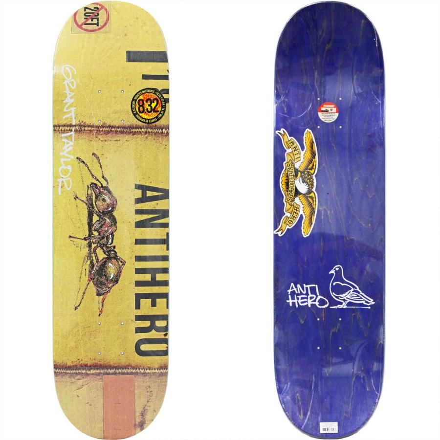ANTIHERO アンチヒーロー 8.32インチ スケボー デッキ Antihero