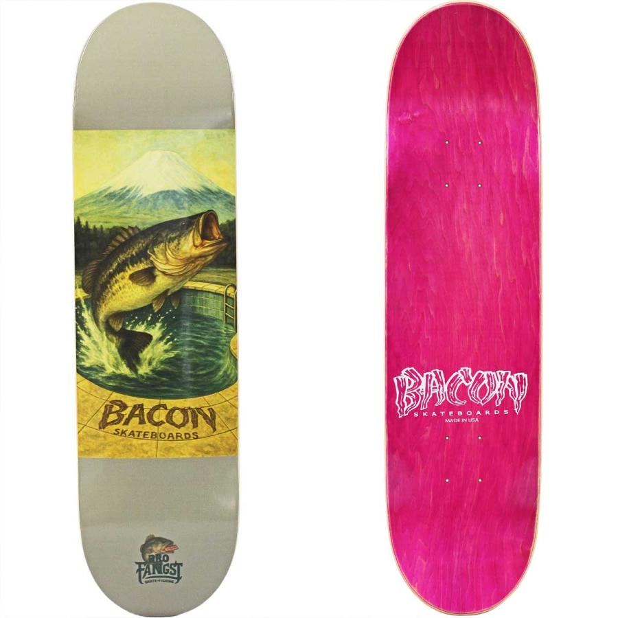 ベーコン 8.0インチ スケボー デッキ Bacon Brofangst Deck ブロファングスト スケートボード ブラックバス フィッシング 釣り USメイド | ブランド登録なし | 01