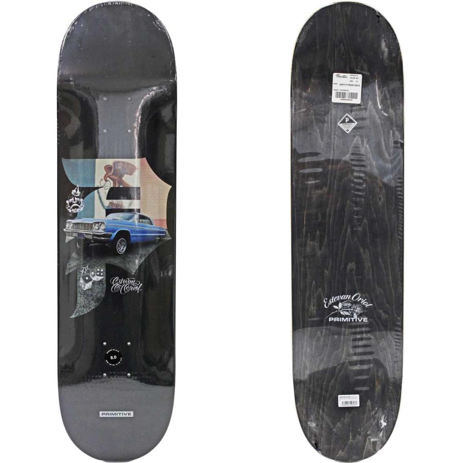 プリミティブ スケボー デッキ 8.0インチ Primitive Skateboards Dirty P Pride Deck ダーティーピー プライド 7PLY カナディアンメイプル カットバック | PRIMITIVE | 01