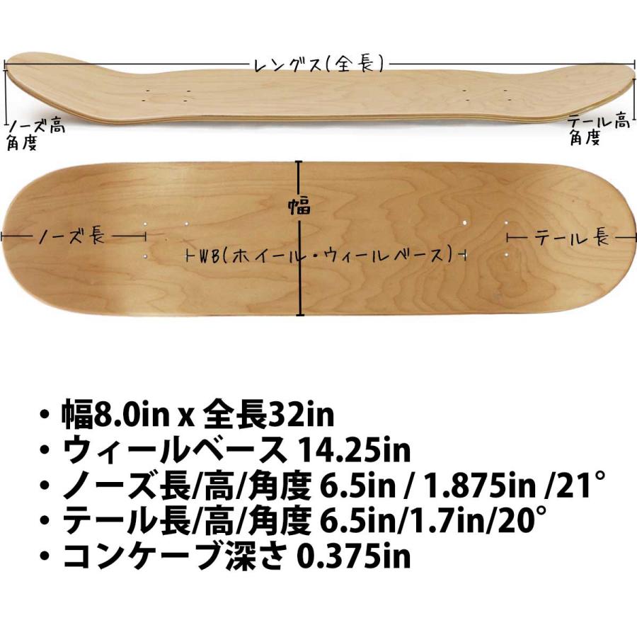 ベーコン スケボー デッキ 8.0インチ Bacon Skateboards Pro Adam Mueller Sardines Deck プロ アダム ミュラー サーディン 板 通販 | ブランド登録なし | 07