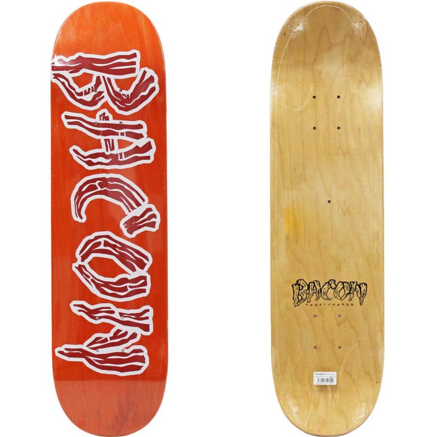 ベーコン スケボー キッズデッキ 7.5x28.5インチ Bacon OG Logo Grassfiber 6PLY Deck スケートボード ロゴ グラスファイバー 薄い 軽い 高耐久性 | ブランド登録なし | 01