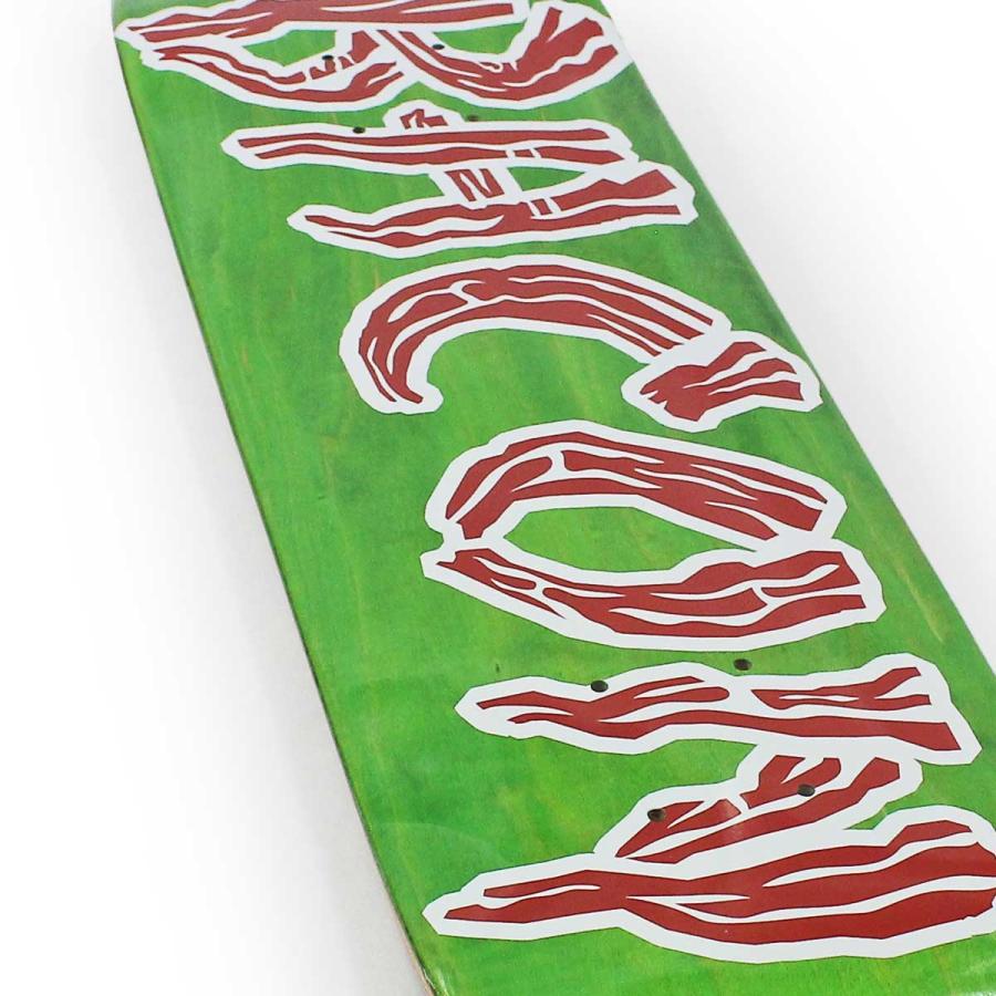 ベーコン スケボー キッズデッキ 7.375x28インチ Bacon OG Logo Grassfiber 6PLY Deck スケートボード ロゴ グラスファイバー 薄い 軽い 高耐久性 | ブランド登録なし | 06
