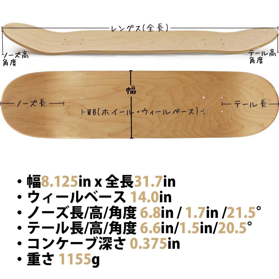 プリミティブ スケボー デッキ 8.125インチ Primitive Nuevo Ginza Camo Deck スケートボード チーム ヌエボギンザ カモ 人気ブランド 板 | PRIMITIVE | 07