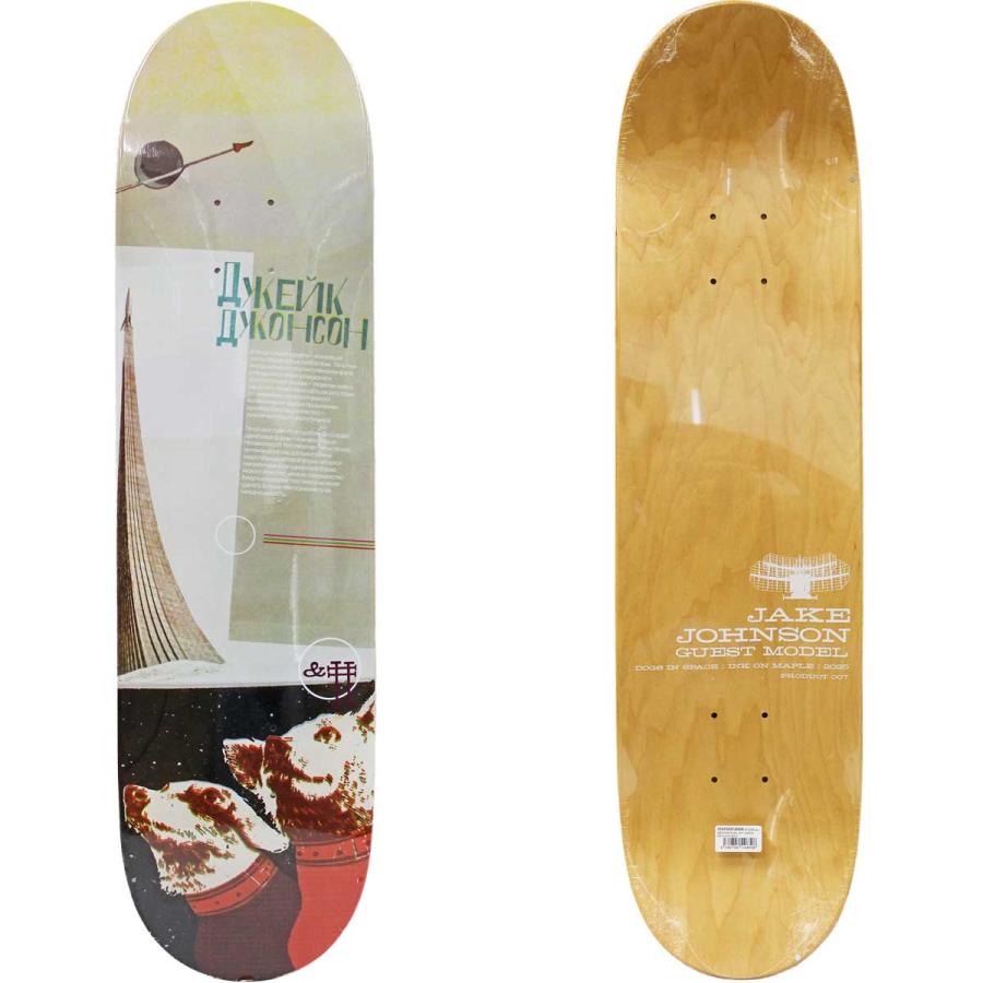 アンパサンド パウンド スケボー デッキ 8.0インチ Ampersand Pound Skateboards Pro Johnson Dogs In Space プロモデル スケートボード 板 単品 | ブランド登録なし | 01