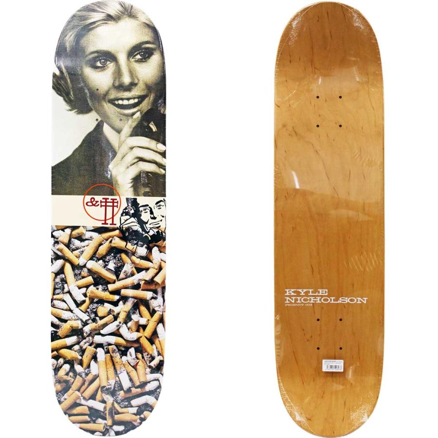 アンパサンド パウンド スケボー デッキ 8.0インチ Ampersand Pound Skateboards Pro Kyle Nicholson Landline プロモデル スケートボード 板 単品 | ブランド登録なし | 01
