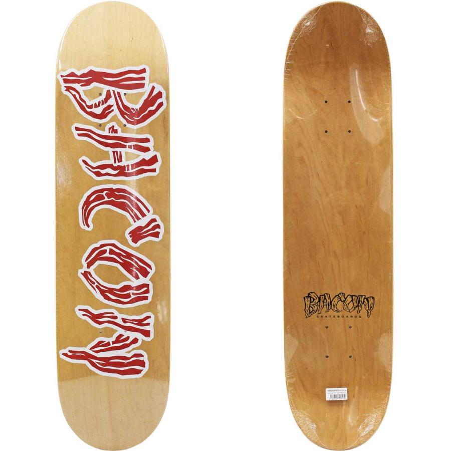 ベーコン スケボー デッキ 7.75x31インチ Bacon OG Logo 7PLY Deck スケートボード ロゴ ハードロックメイプル 強い 弾く 高耐久 | ブランド登録なし | 01